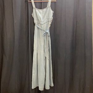 Denim belted jumpsuit. Size XS.